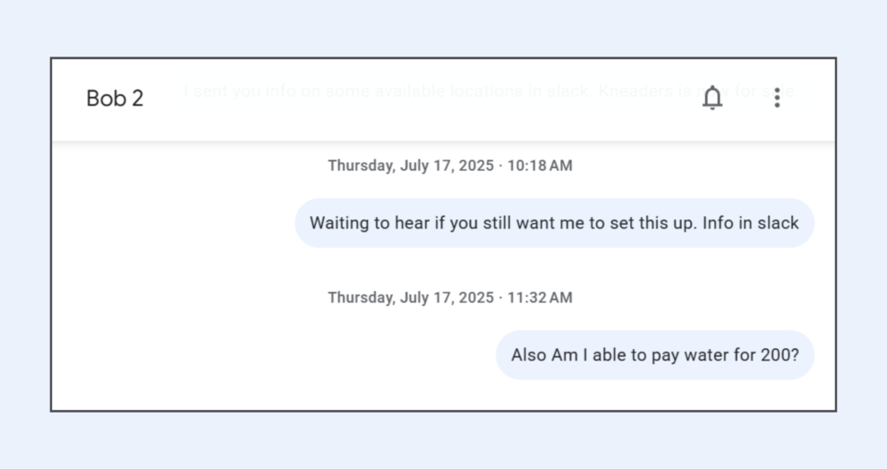 can i pay water